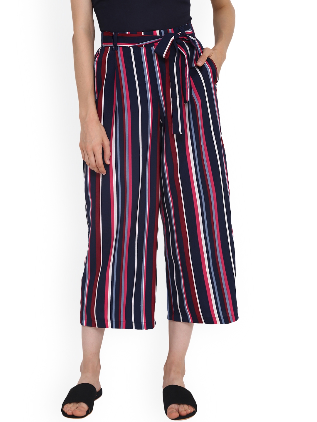 culottes striped pants