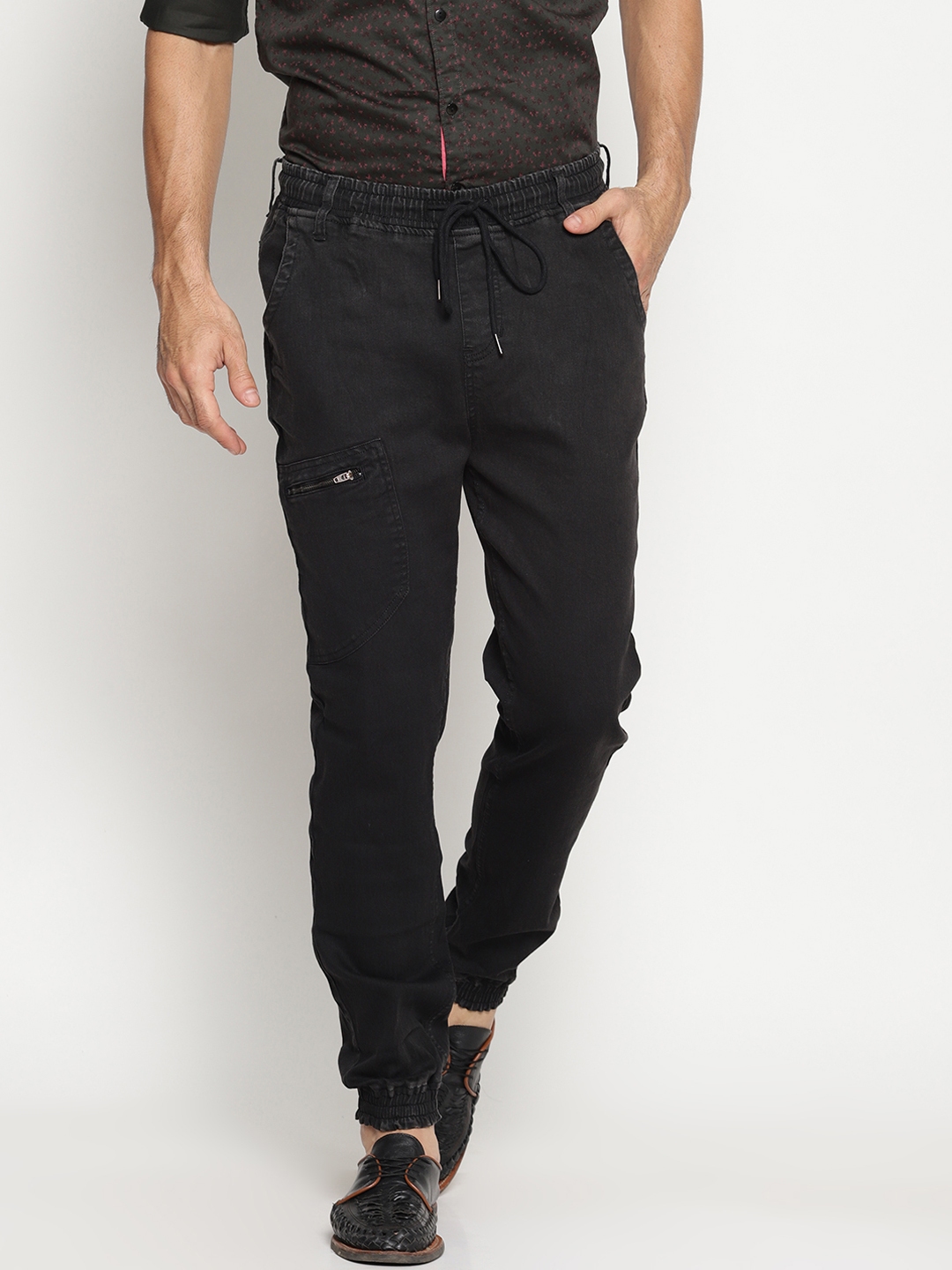 ivoc olive solid joggers