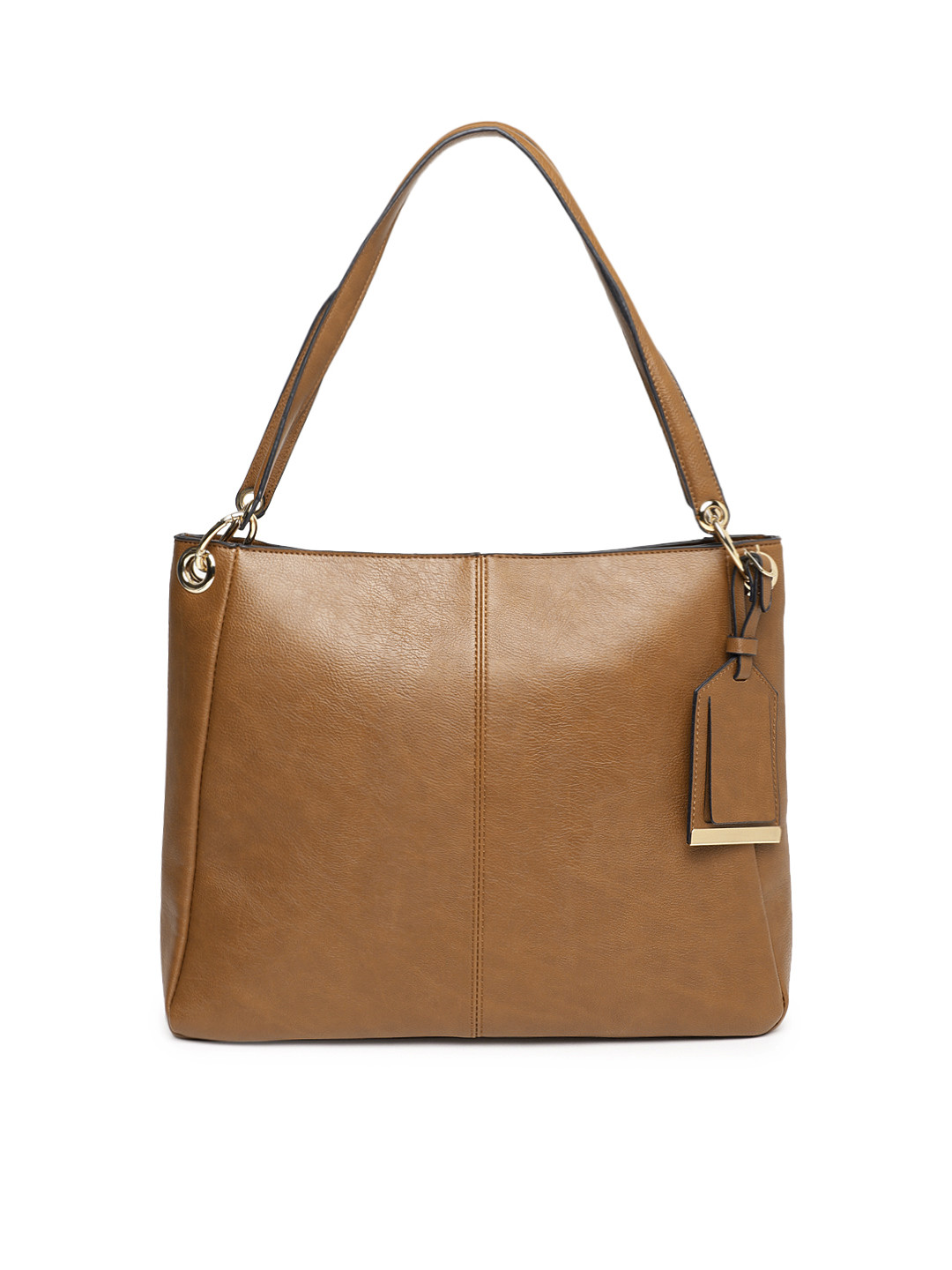 Buy Accessorize Tan Solid Shoulder Bag Handbags for Women 7418151