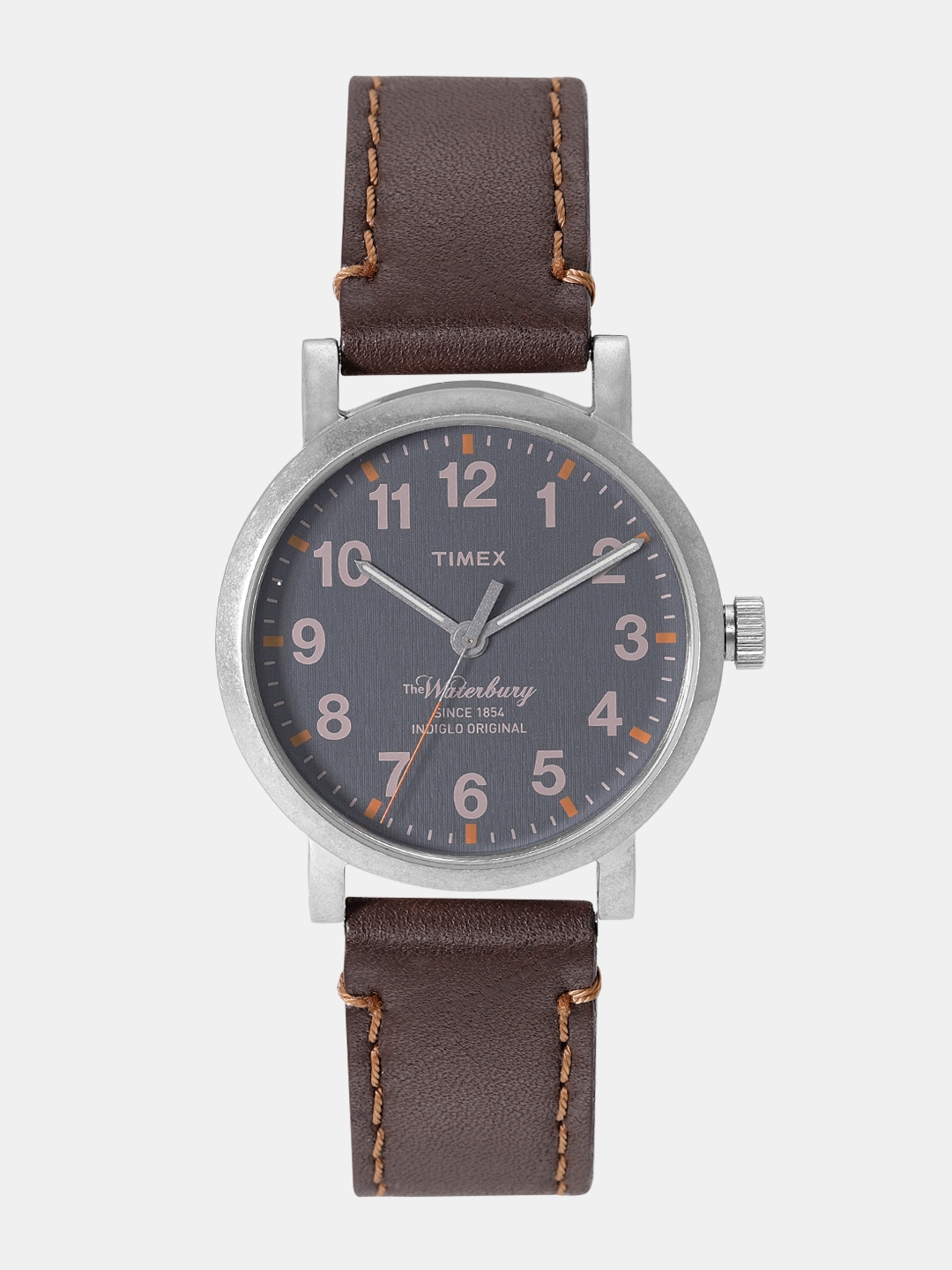 timex grey analog watch