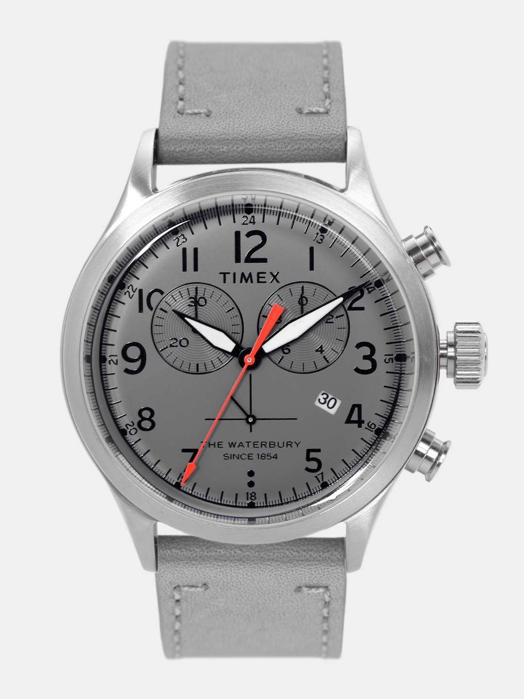 timex grey analog watch