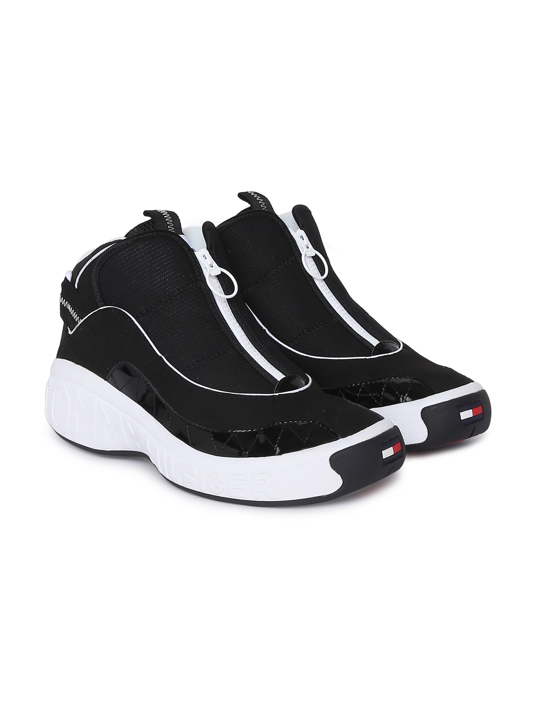 tommy hilfiger black canvas shoes