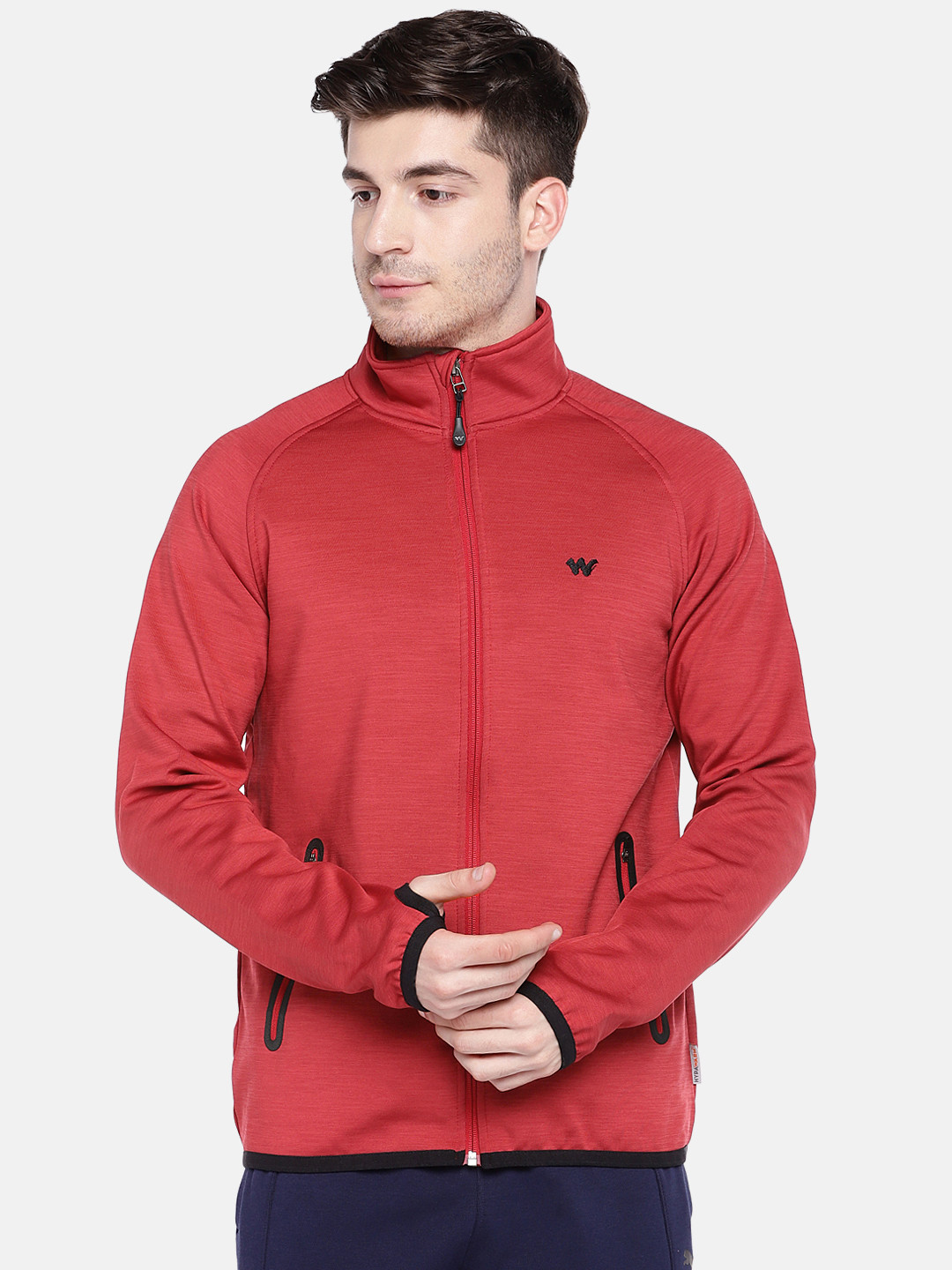 Buy Wildcraft Men Red Softshell Bonded HYPAWARM Trail Running Sporty