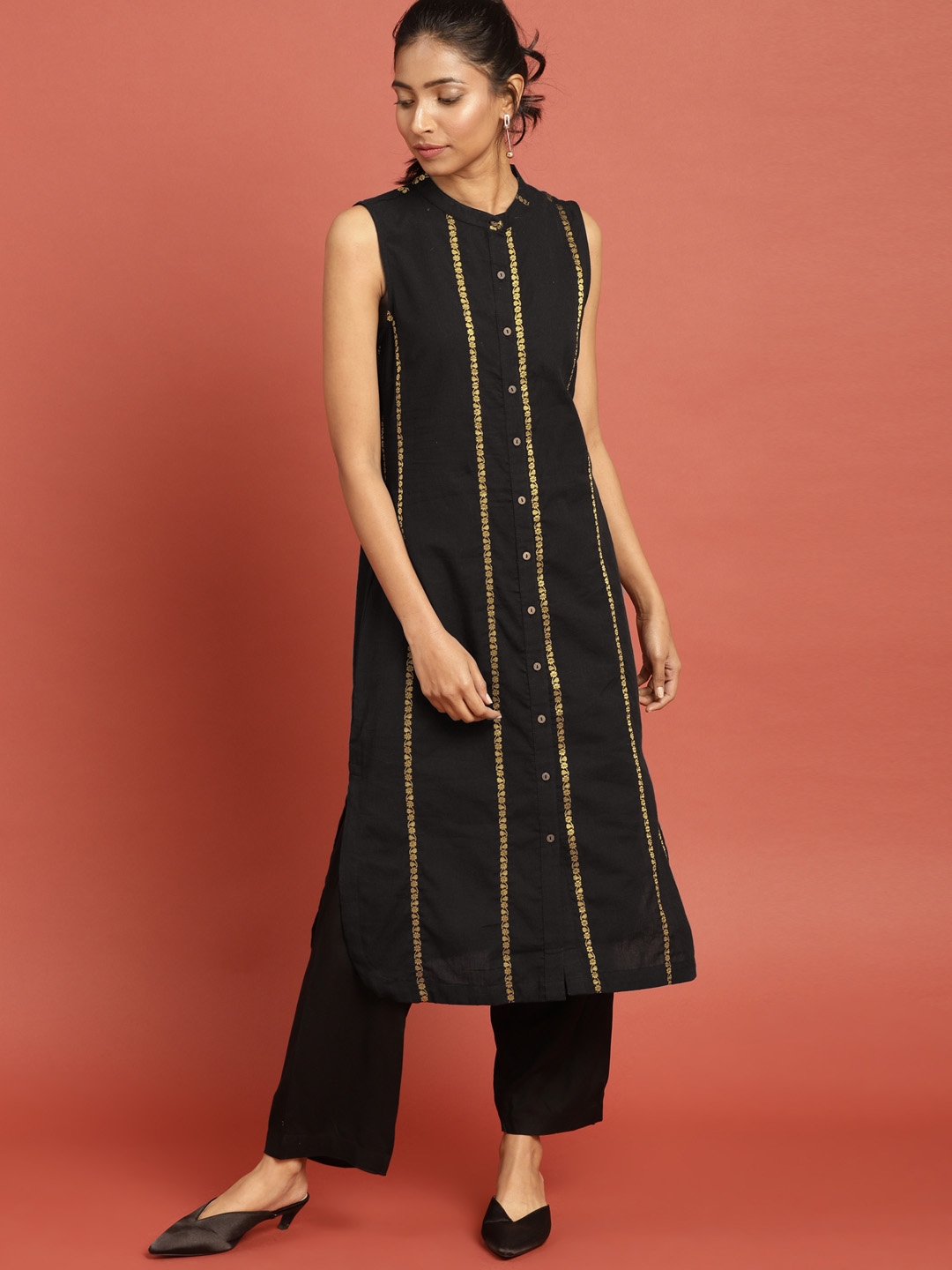 kasavu kurta set