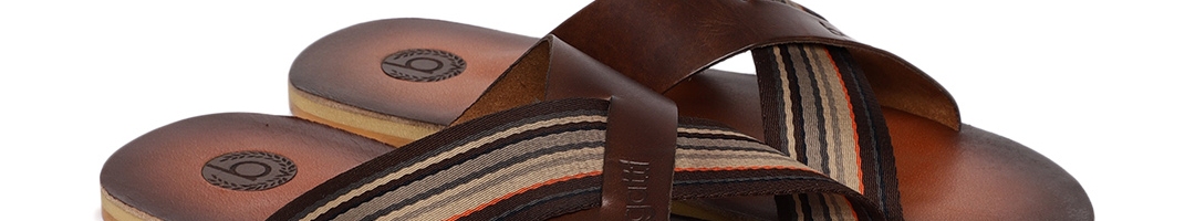 Buy Bugatti Men Brown Leather Comfort Sandals - Sandals for Men 7441579 ...