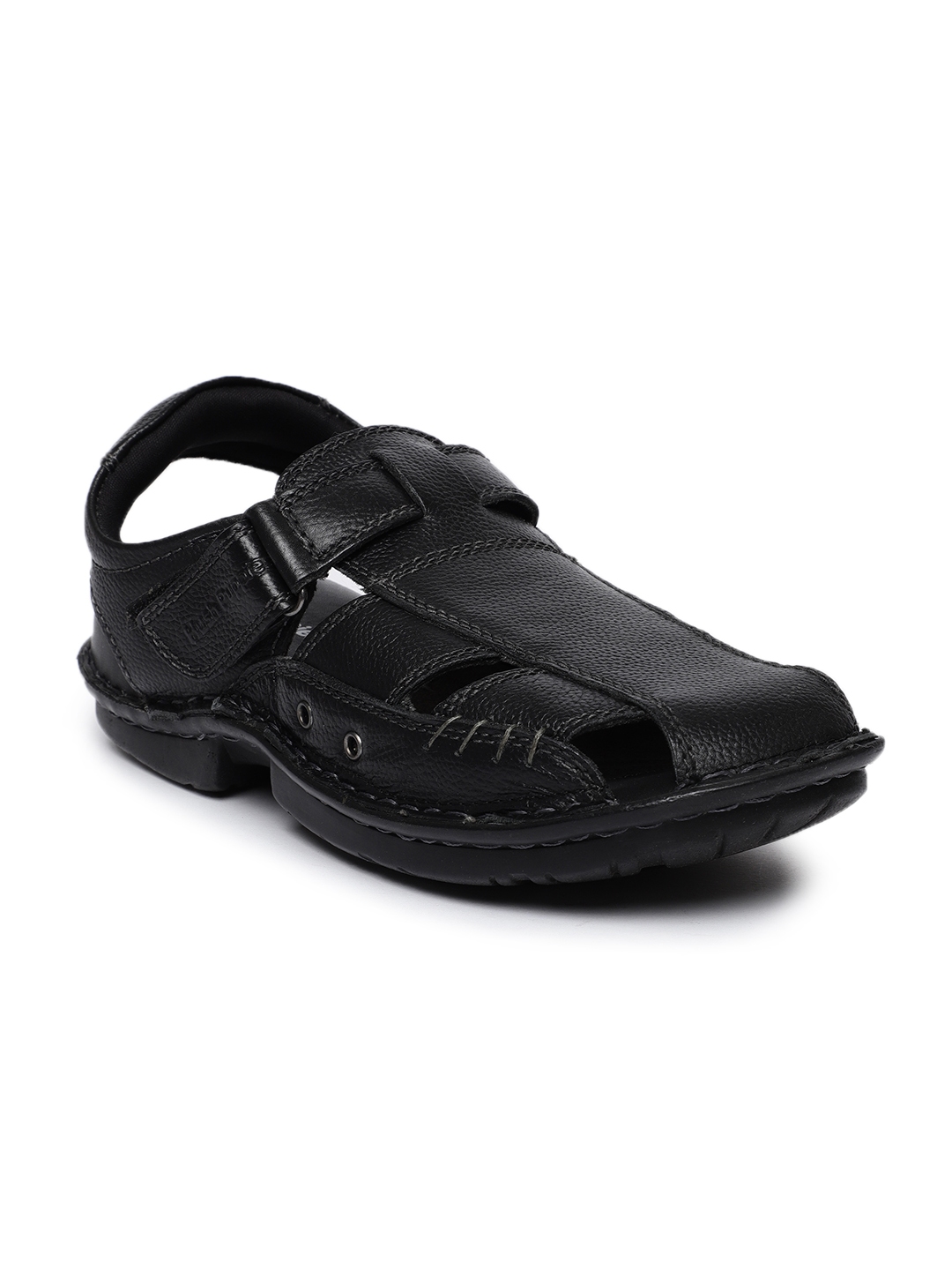 hush puppies mens leather sandals