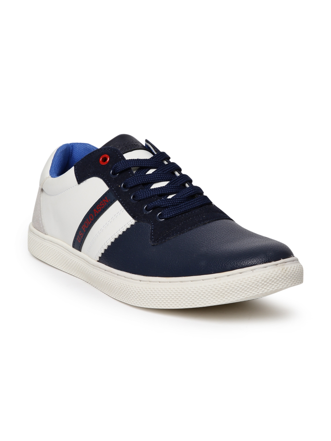 blue and yellow polo sneakers