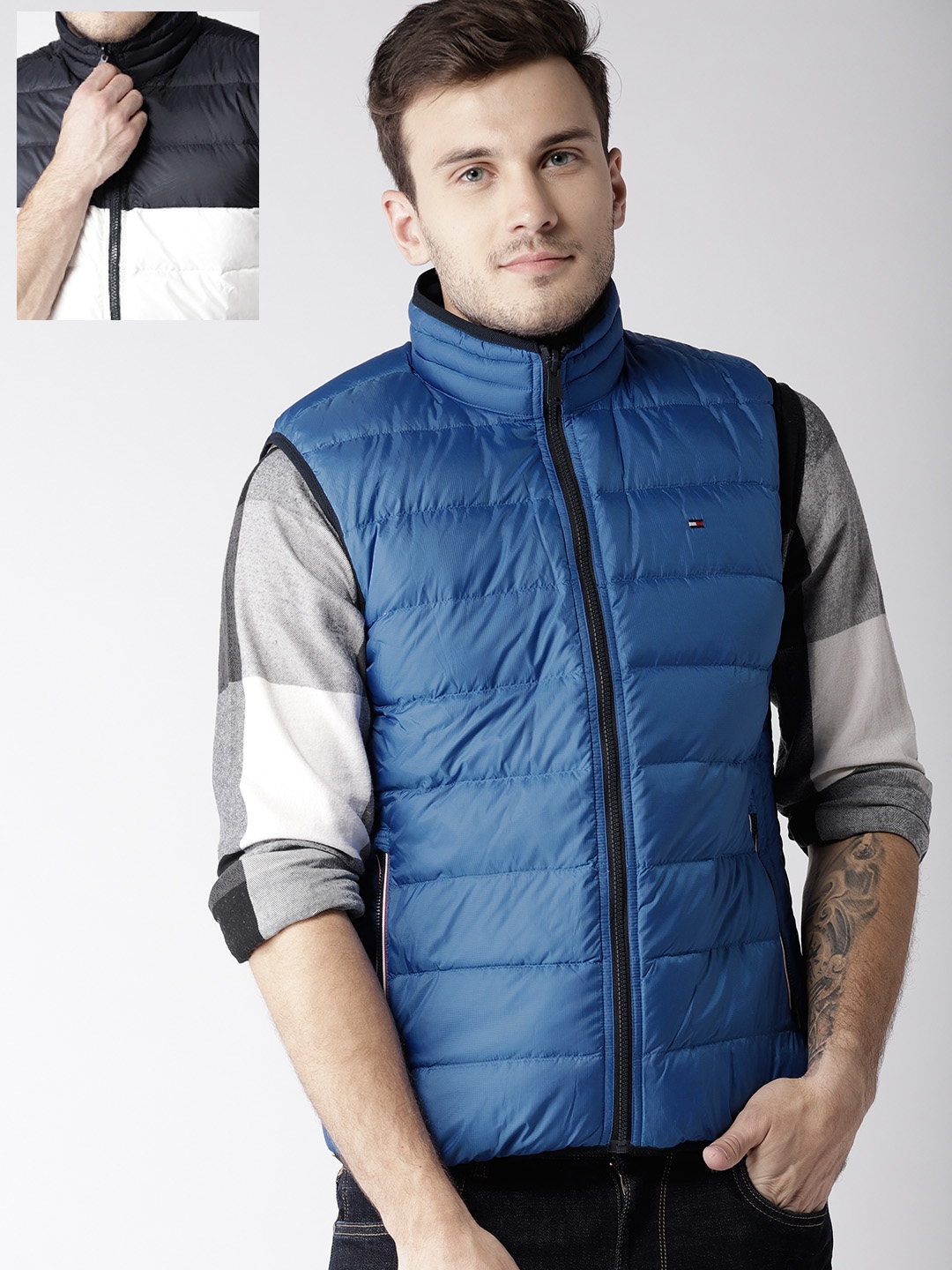 myntra tommy hilfiger jackets