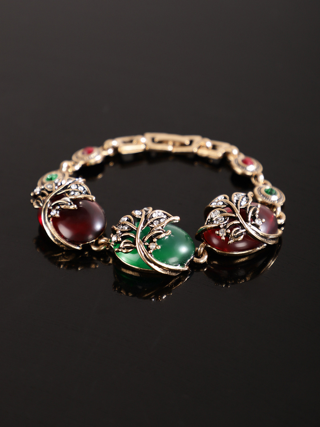 Buy Shining Diva Fashion Gold Plated Charm Bracelet Bracelet for