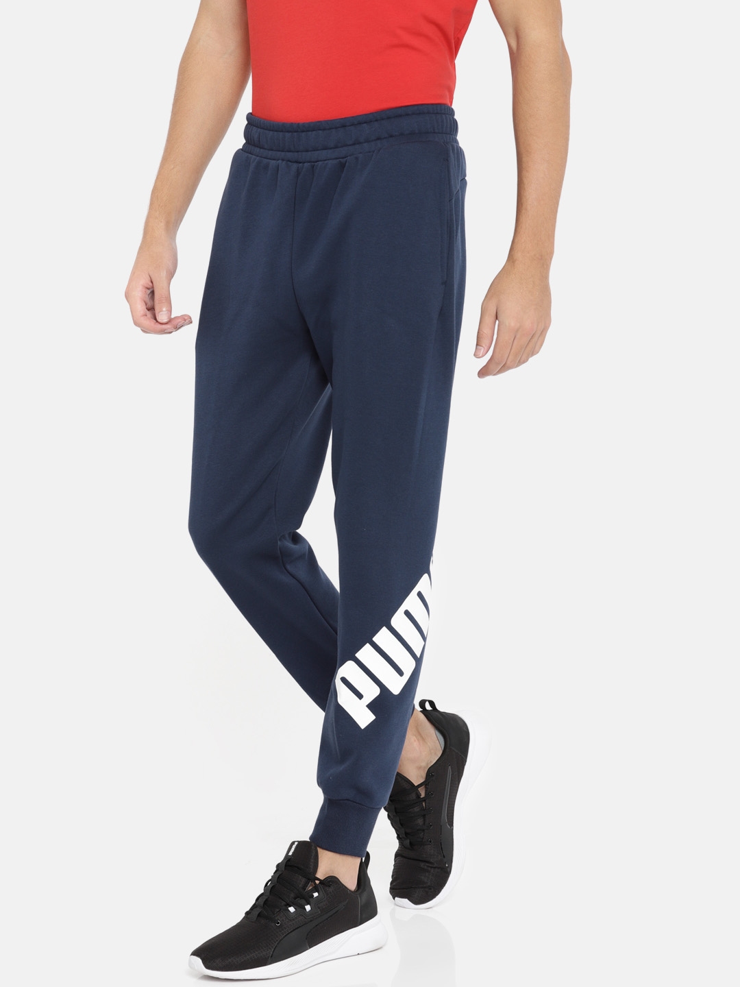 mens blue puma joggers