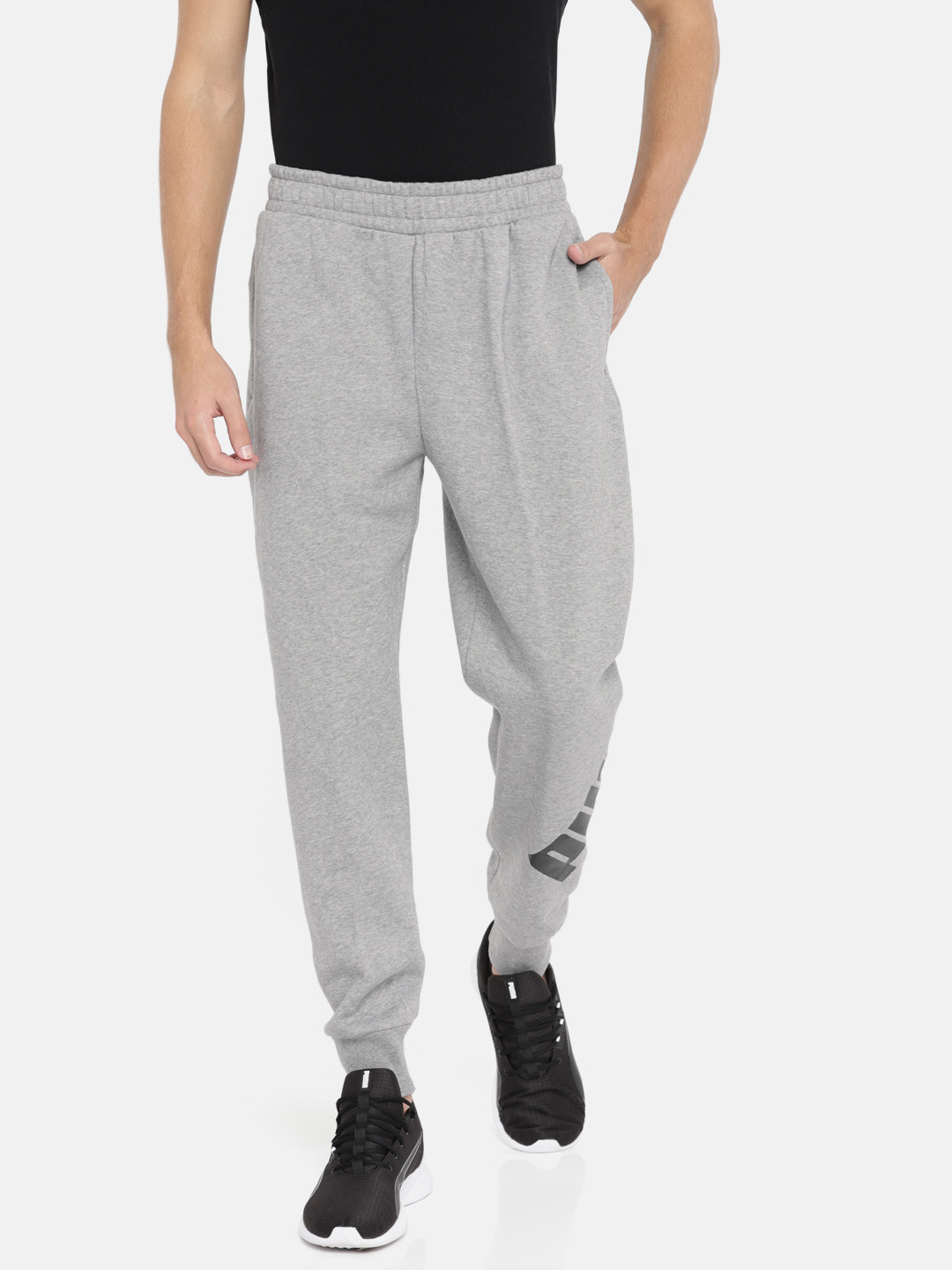 puma dark grey joggers
