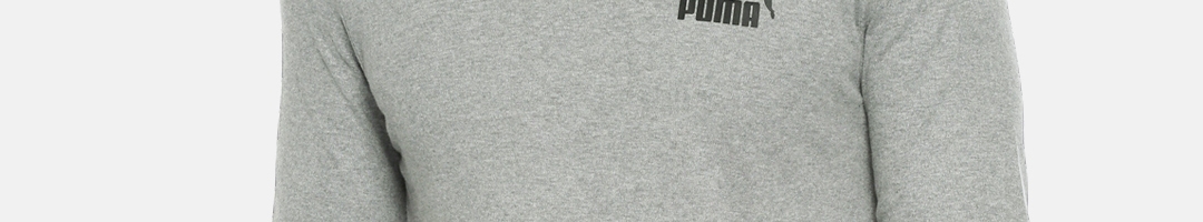 Buy Puma Men Grey Solid Elevated Ess Turtle Neck Sweatshirt ...