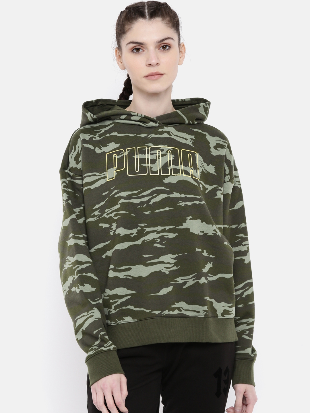 green puma sweatsuit