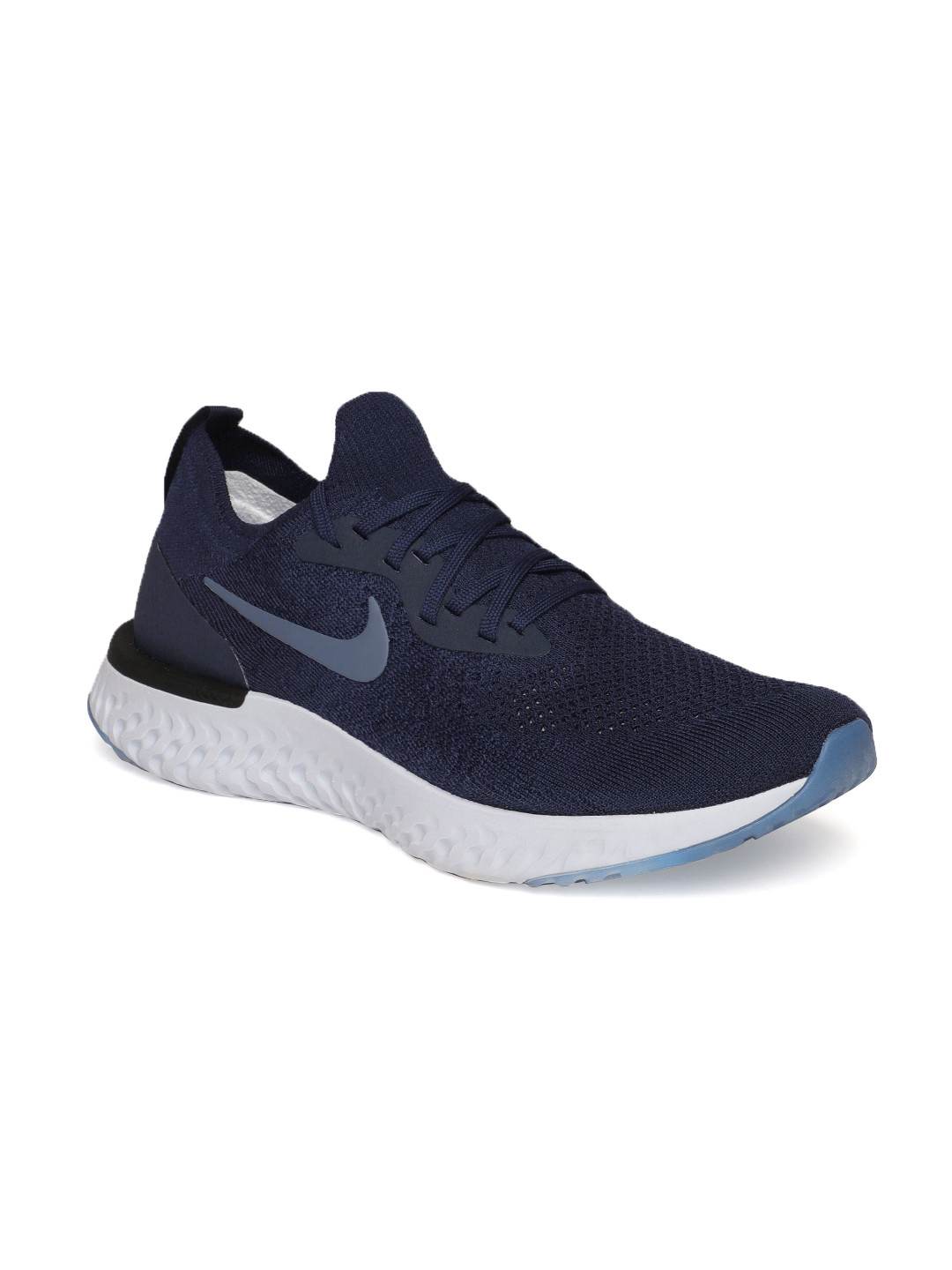 navy blue and orange nike shoes