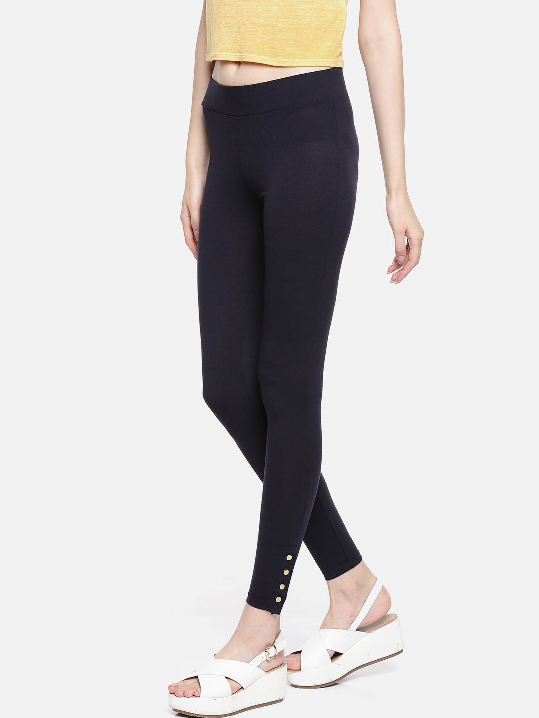 Buy Marks & Spencer Women Navy Solid Tights Tights for Women 7493693 Myntra