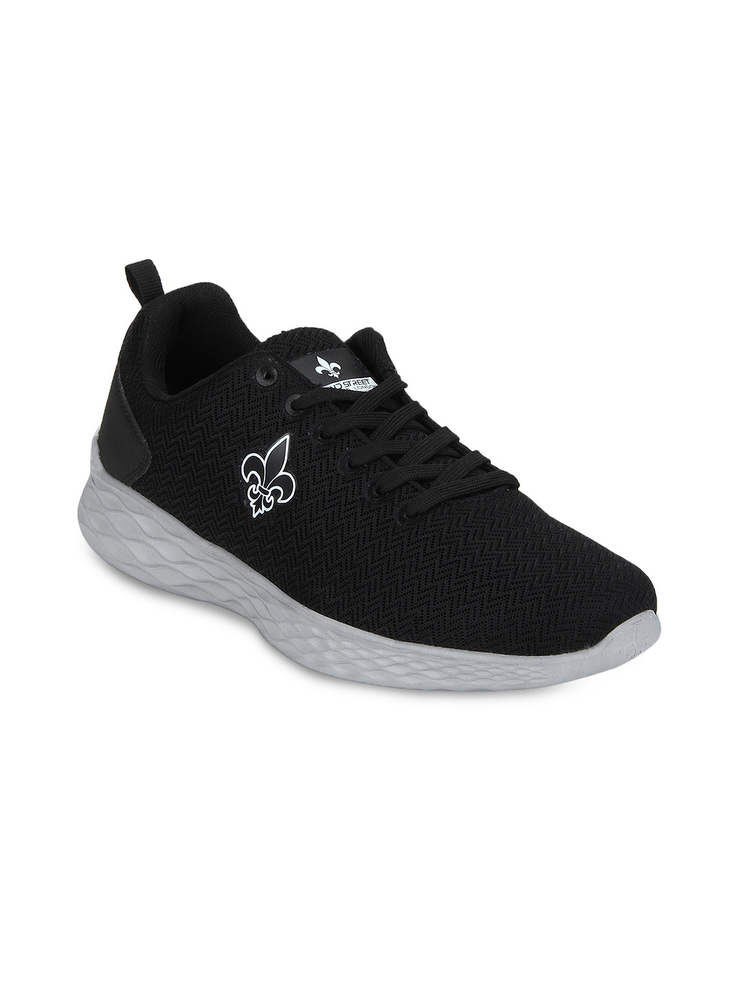 Buy Bond Street By Red Tape Men Black Walking Shoes