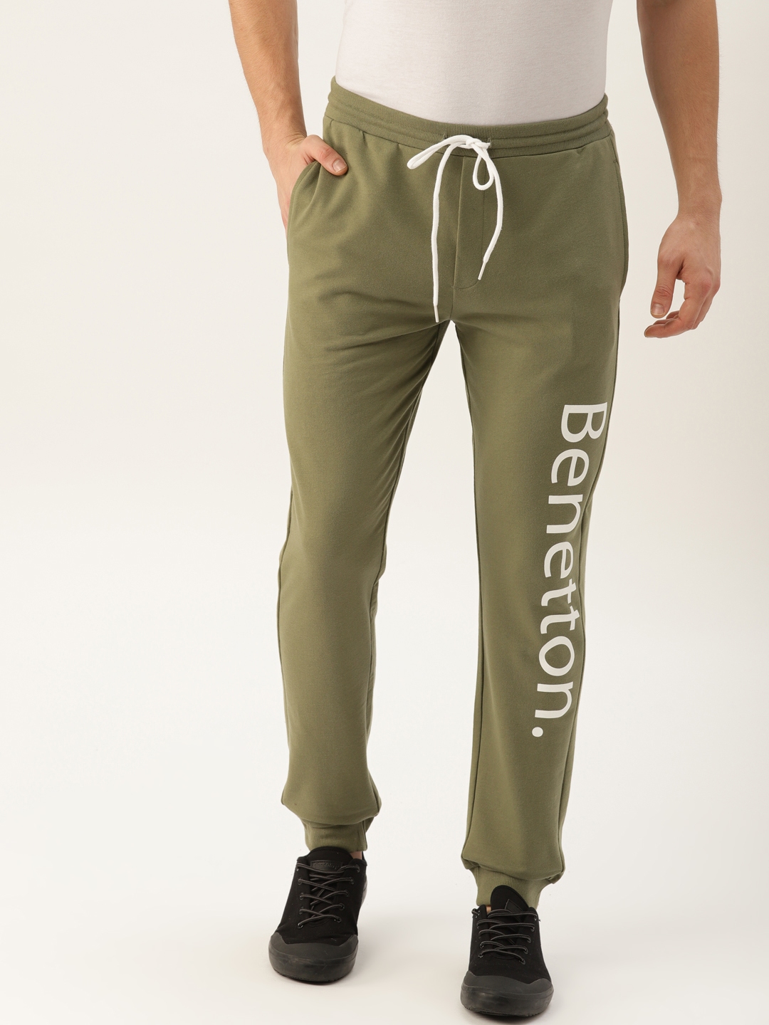 benetton track pants