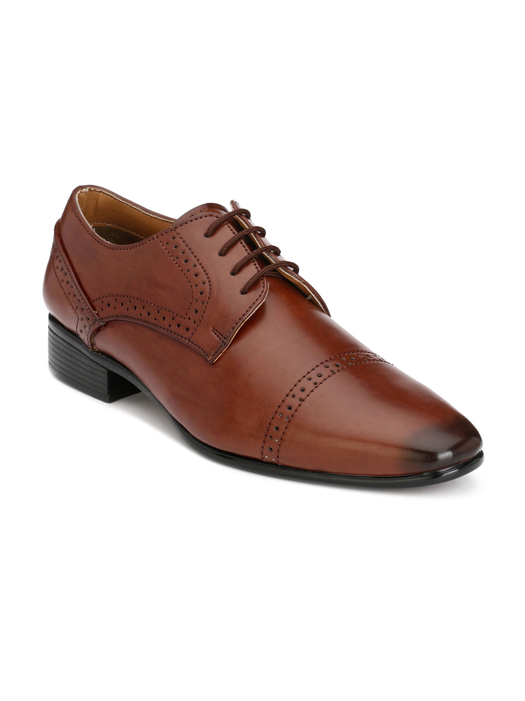 Buy Hi RELs Men Brown Oxford Derby Shoes Formal Shoes