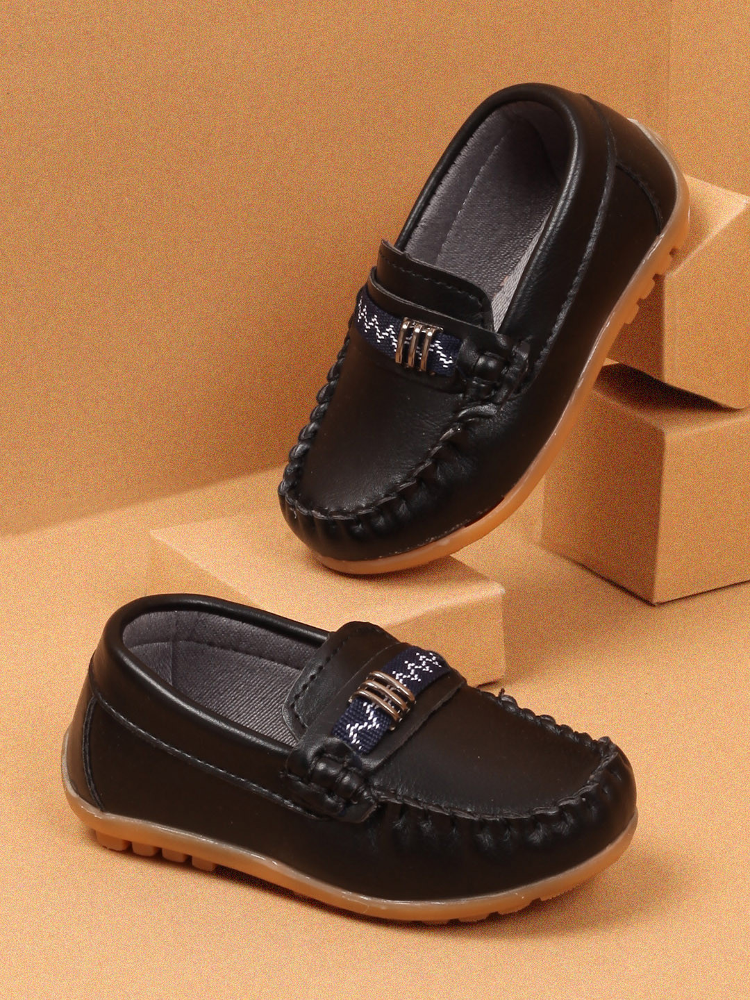 Buy Walktrendy Boys Black Loafers Casual Shoes for Boys 7506933 Myntra