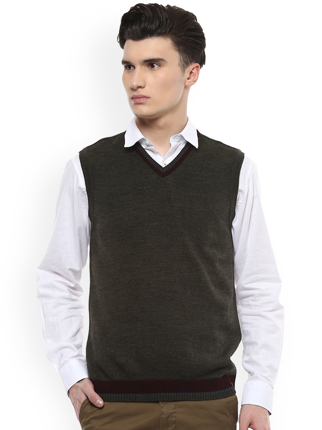 peter england grey sweatshirt