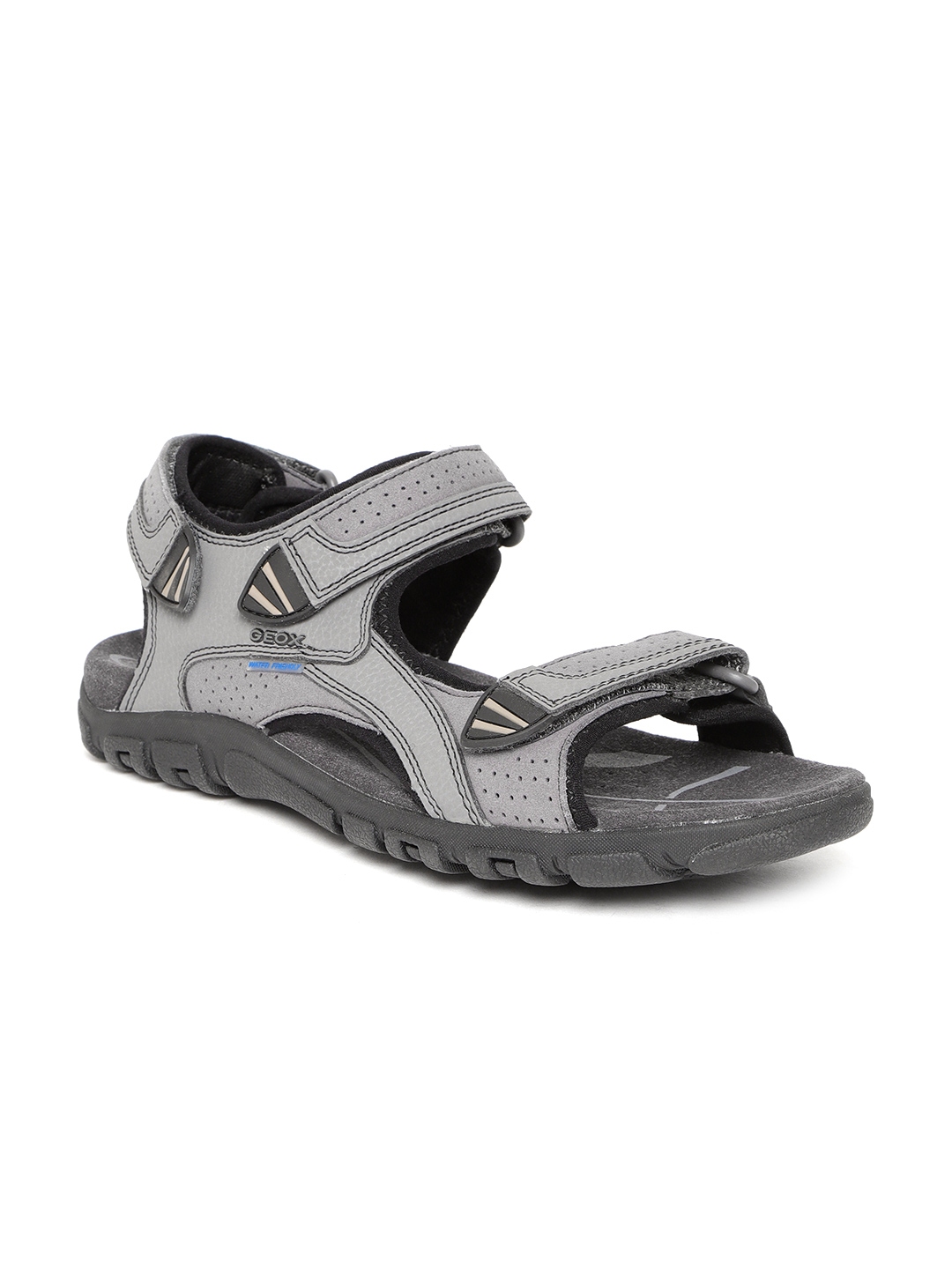 Buy Geox Men Grey Comfort Sandals - Sandals for Men 7520731 | Myntra