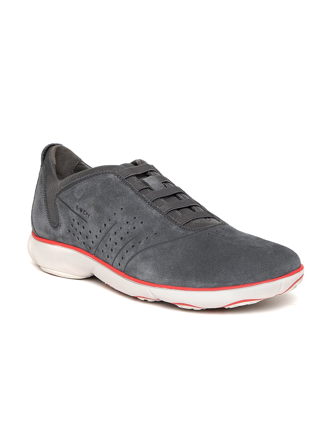 Buy Geox Men Grey Suede Slip On Sneakers - Casual Shoes for Men 7520748 ...