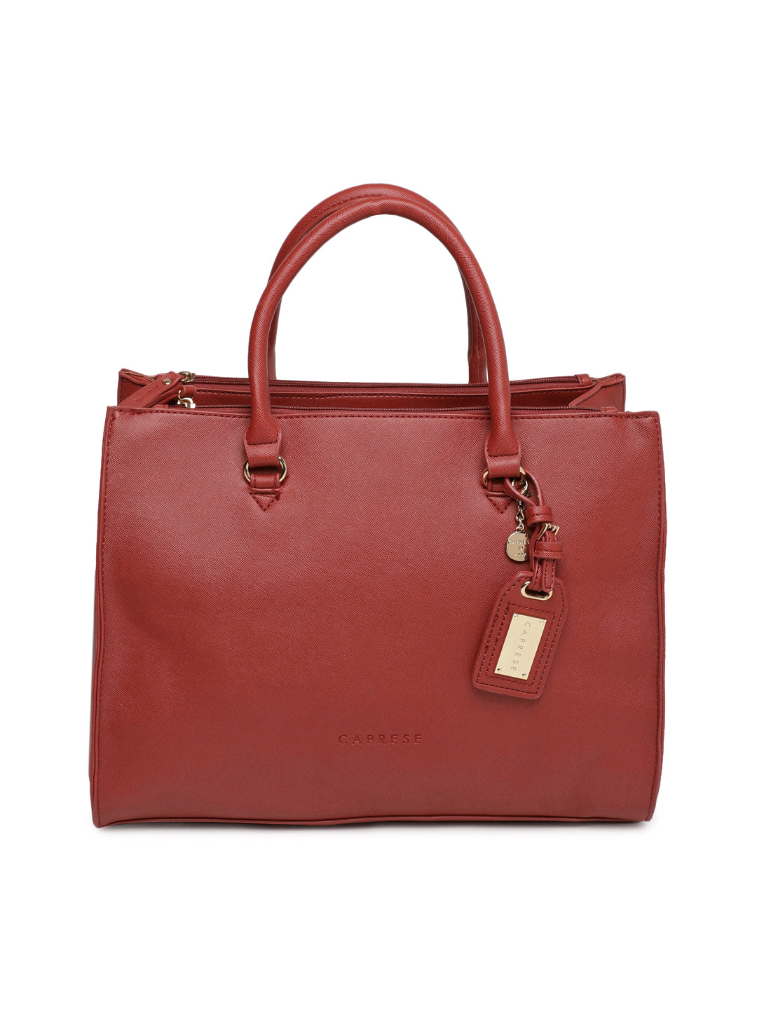 Buy Caprese Red Solid Handheld Bag Handbags for Women 7532349 Myntra