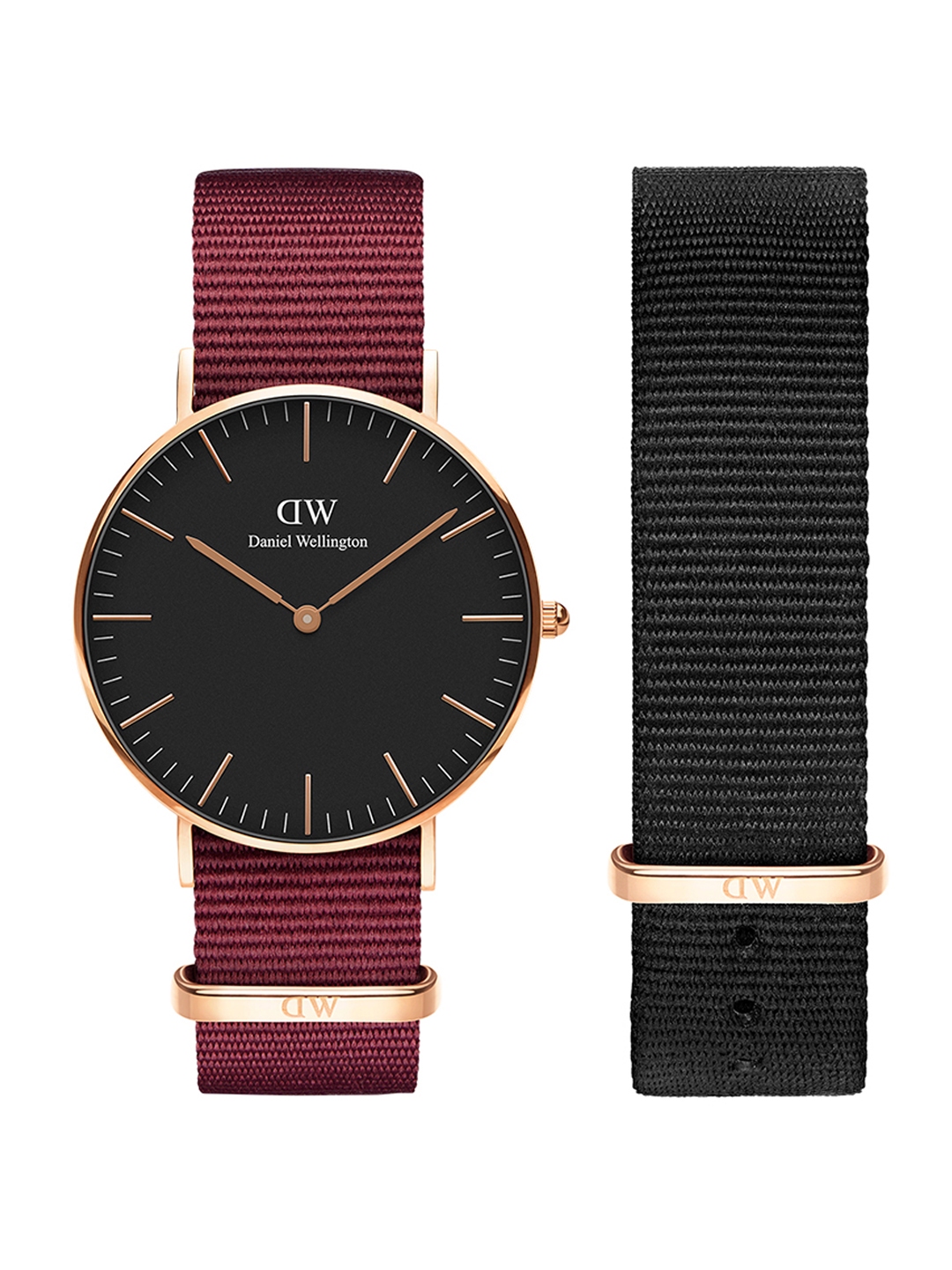 daniel wellington watch and bangle set