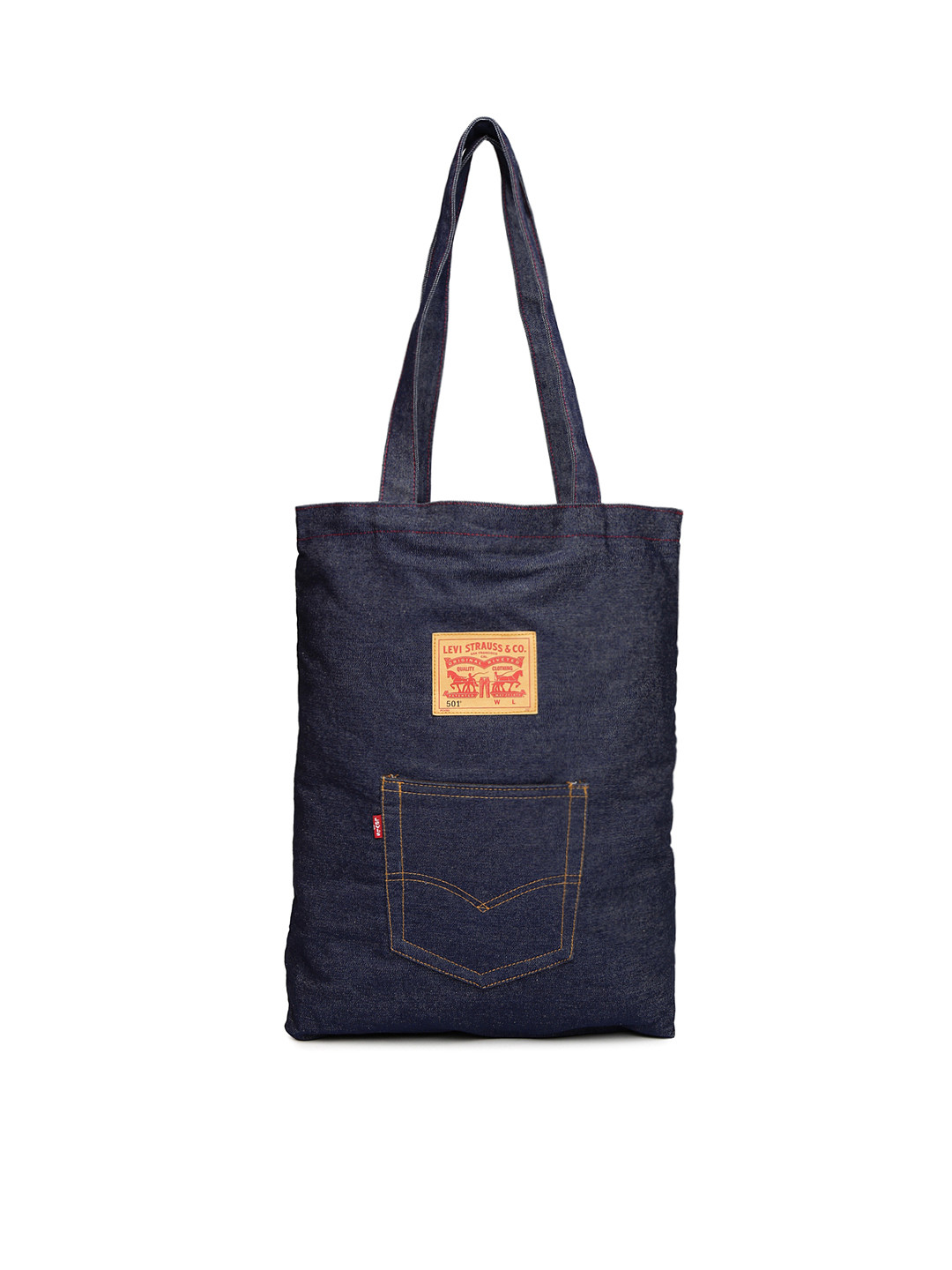 Buy Levis Men Blue Denim Tote Laptop Bag Laptop Bag for Men 755170
