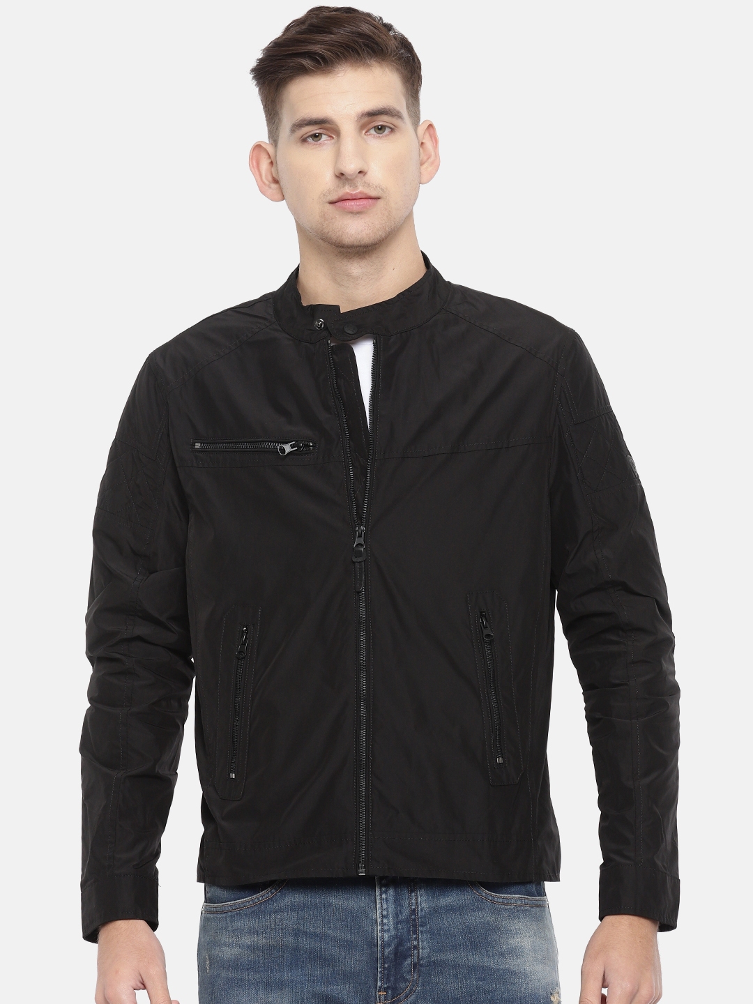 Buy Us Polo Assn Denim Co Men Black Solid Tailored Jacket Jackets For Men 7555950 Myntra 