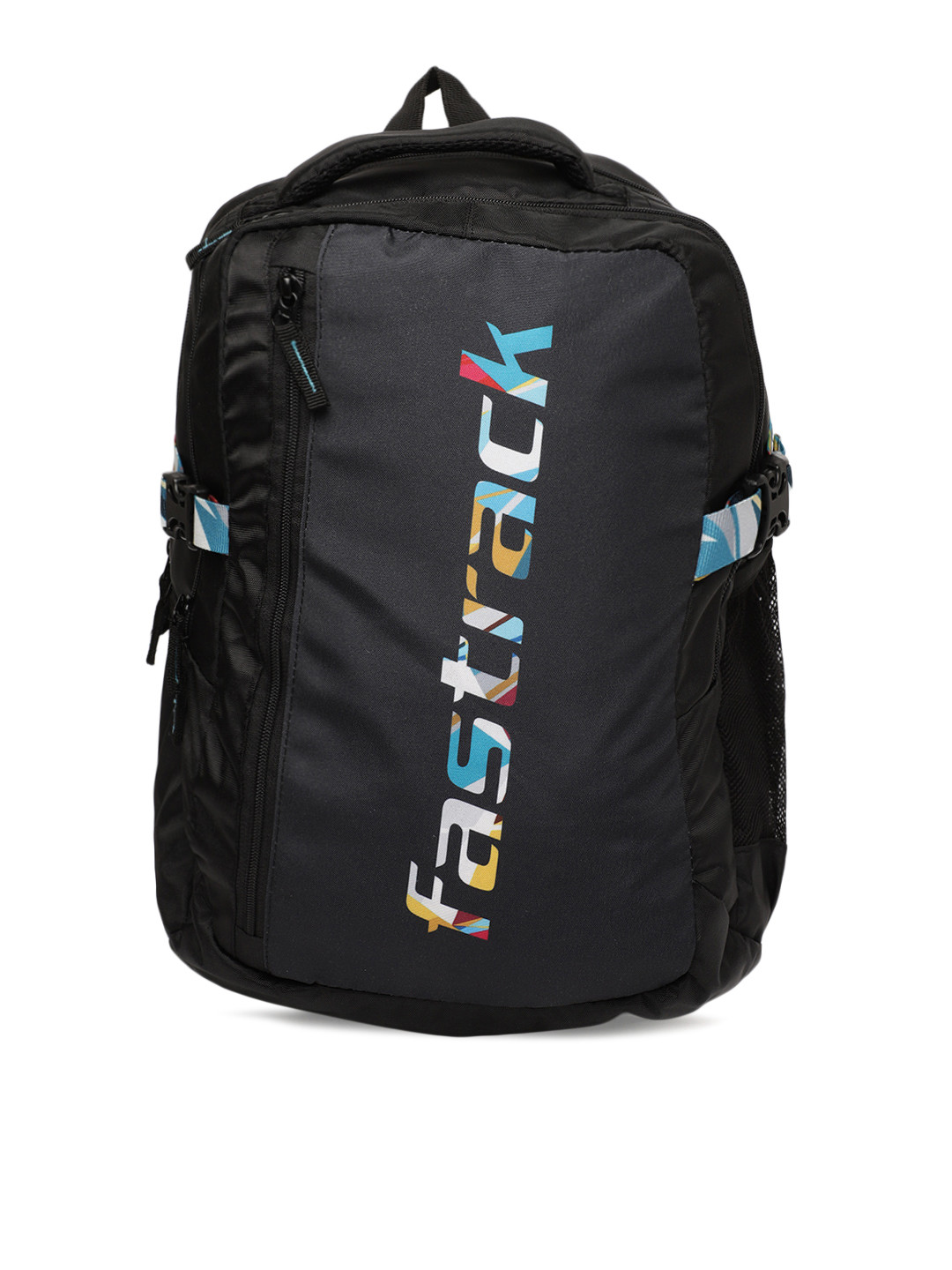 Buy Fastrack Unisex Black Brand Logo Laptop Backpack Backpacks for