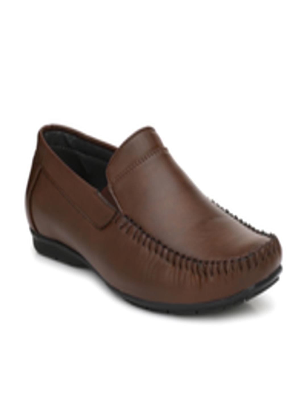 Buy Fentacia Men Brown Formal Slip Ons - Formal Shoes for Men 7563272 ...