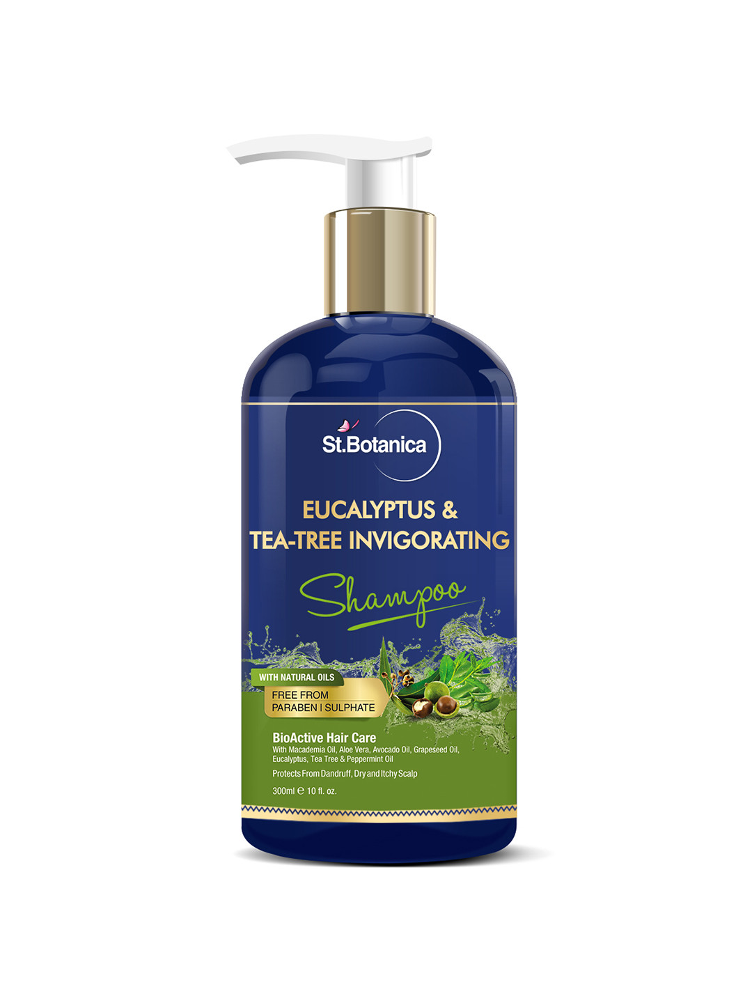 Buy St.Botanica Eucalyptus & Tea Tree Invigorating Shampoo, 300ml