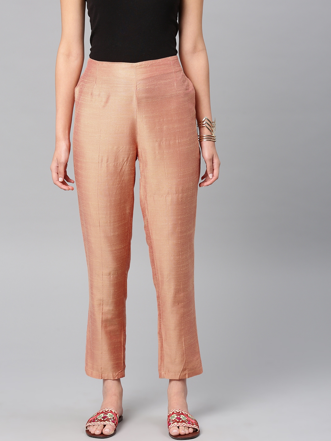 parallel trousers with top