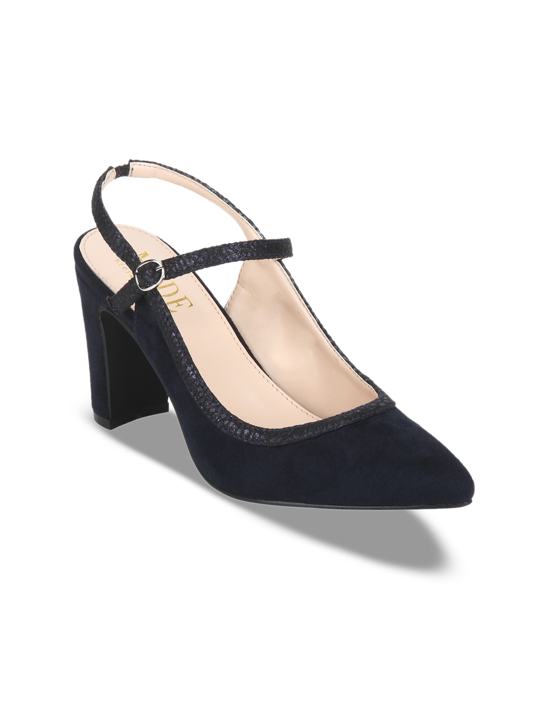 mode by red tape pumps
