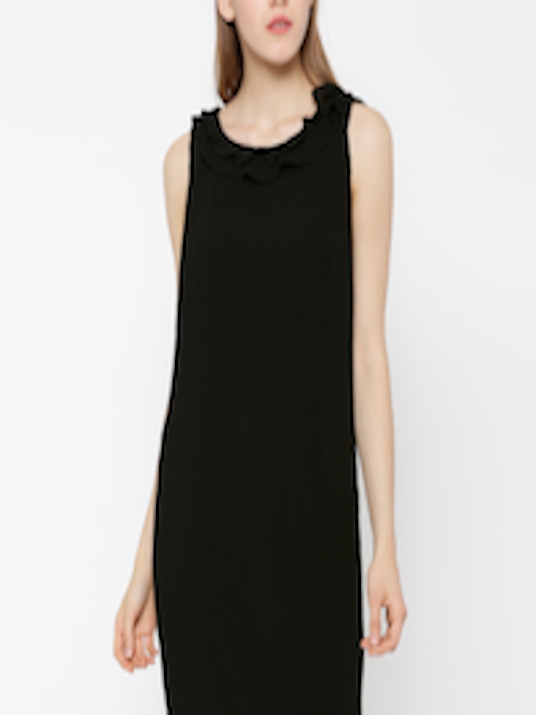 Buy Vero Moda Black Shift Dress - Dresses for Women 758713 | Myntra