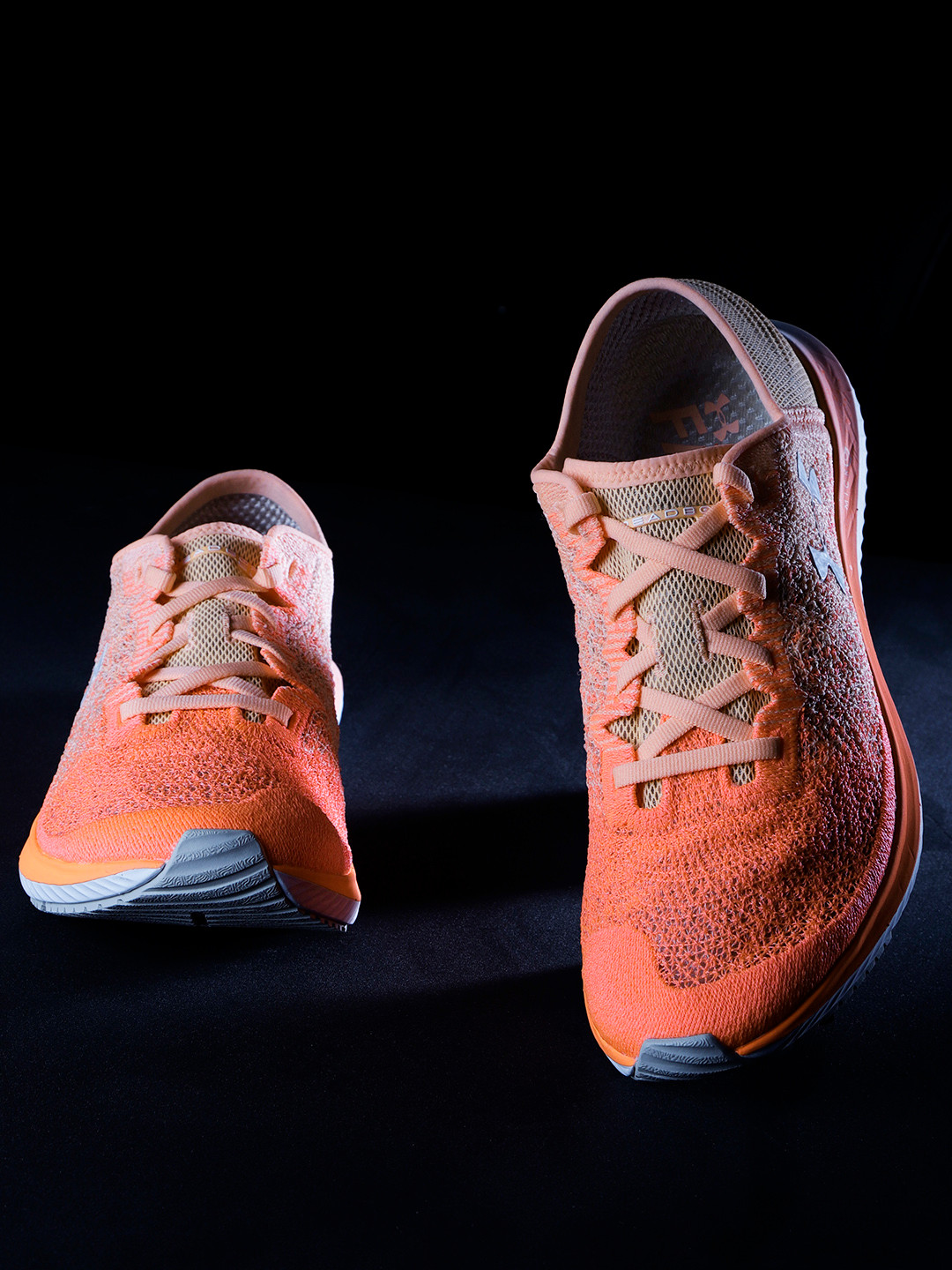 Buy Under Armour Women Neon Orange Threadborne Blur Running Shoes