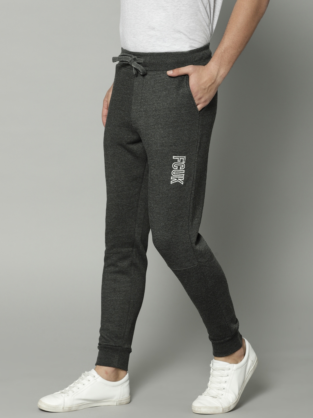 grey charcoal joggers