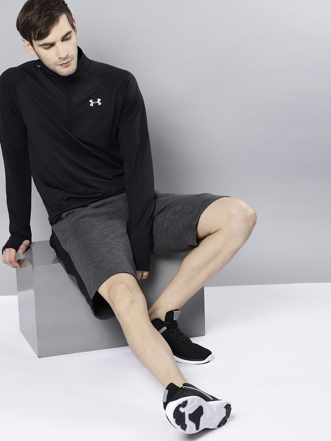 under armour baseline fleece shorts
