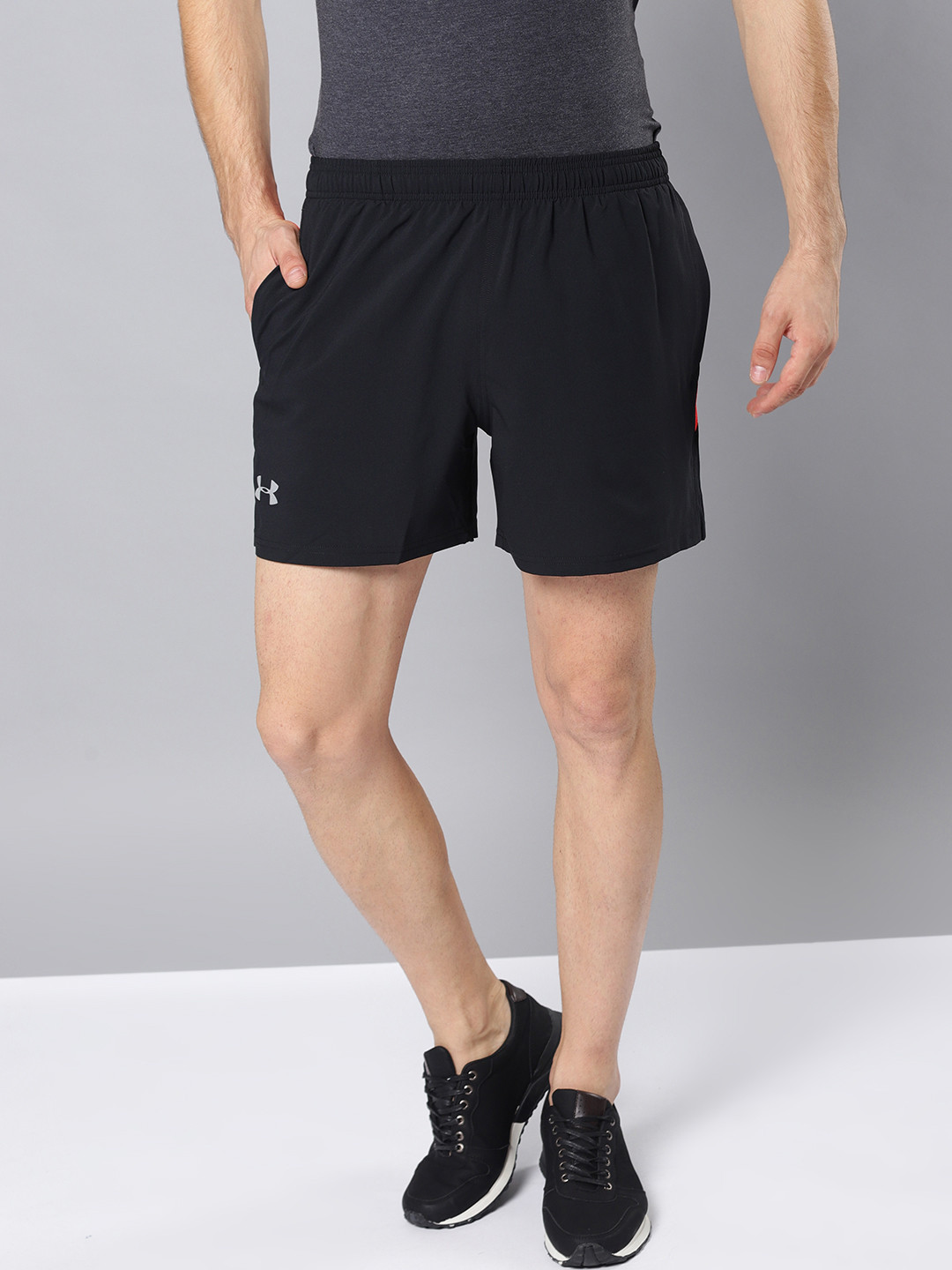 Buy UNDER ARMOUR Men Black Launch SW 5" Running Shorts Shorts for Men