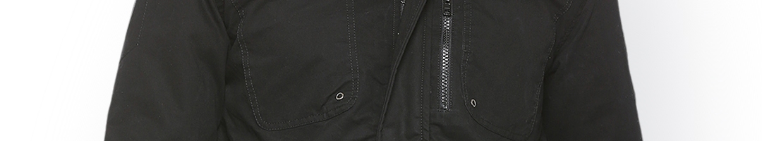 Buy People Men Black Solid Open Front Jacket - Jackets for Men 7615336 ...