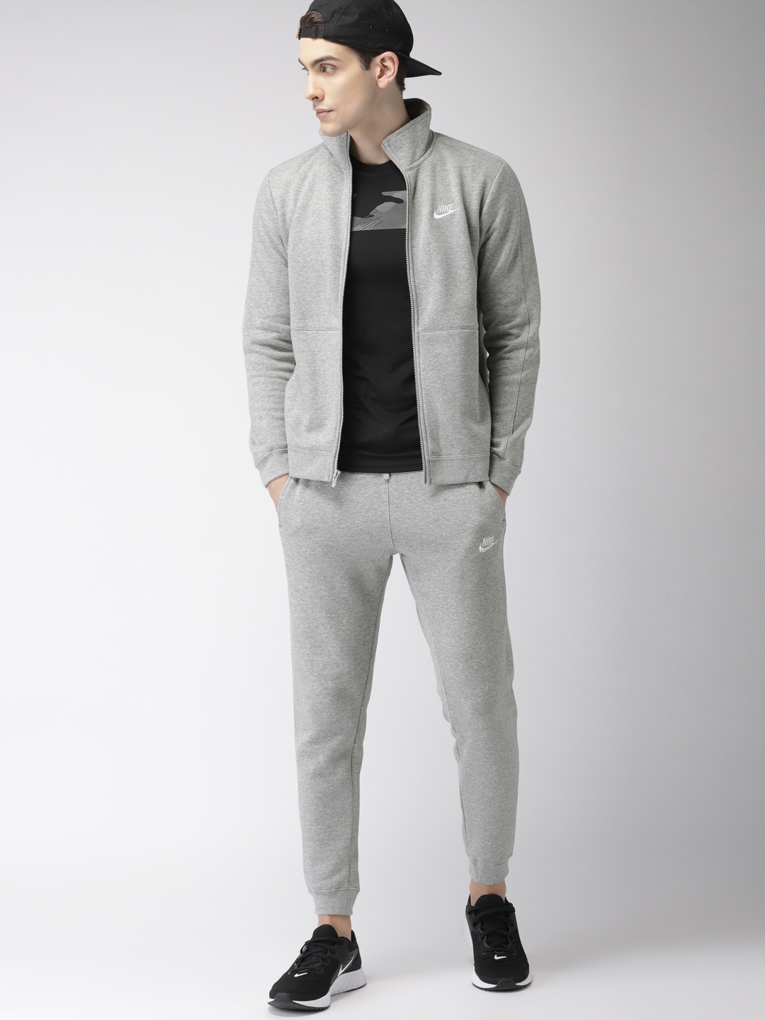 nike tribute grey tracksuit