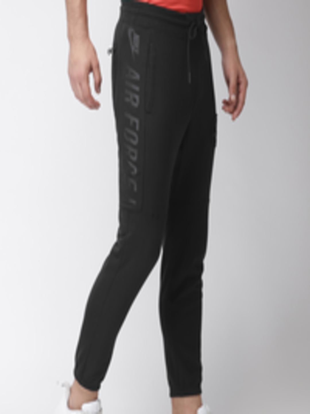 Buy Nike Men Black Solid Slim Fit NSW AF1 Joggers - Track Pants for Men ...