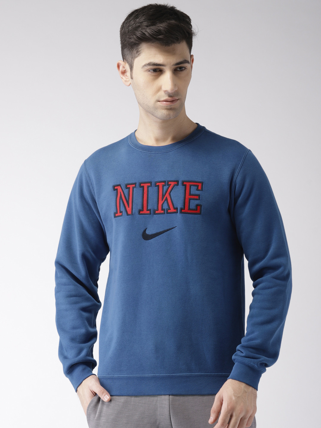 mens blue nike sweatshirt