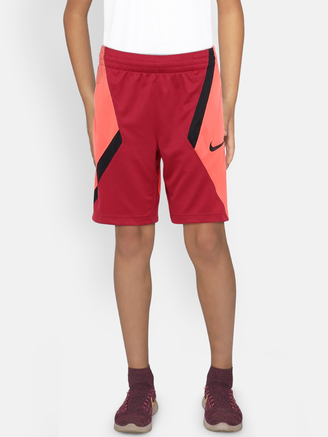 nike maroon basketball shorts