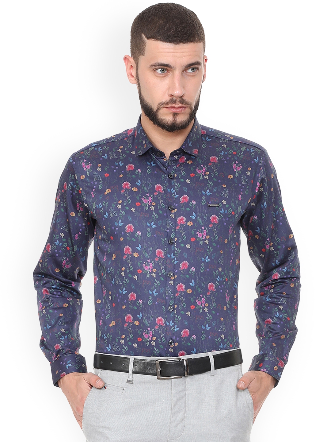 pink and blue shirt men's
