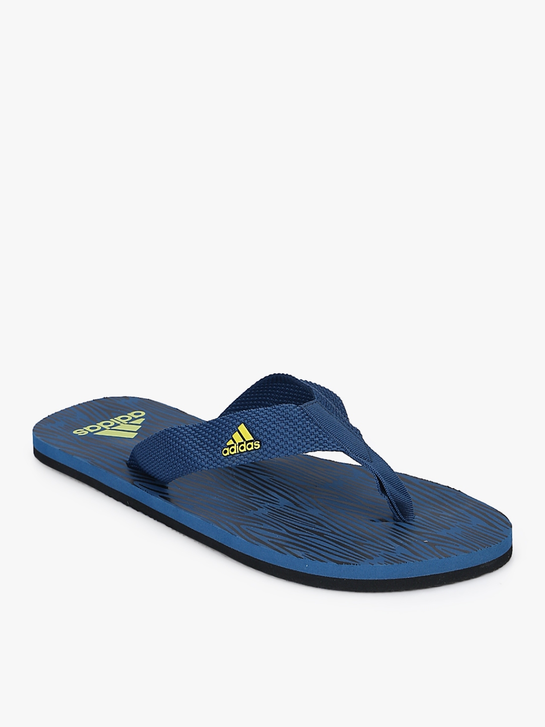 Buy ADIDAS Men Navy Blue Printed Thong Flip Flops - Flip Flops for Men 7634103 | Myntra