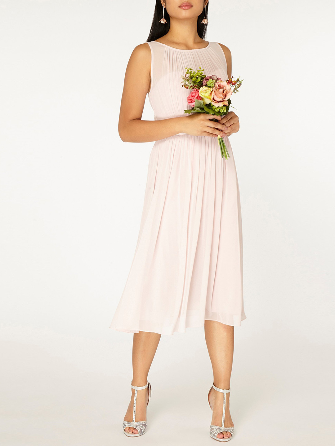 Buy DOROTHY PERKINS Women Pink Solid A Line Dress Dresses for Women