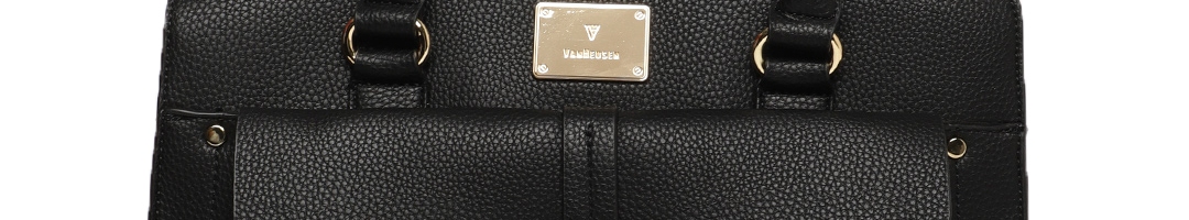 Buy Van Heusen Black Textured Handheld Bag - Handbags for Women 7637669 ...
