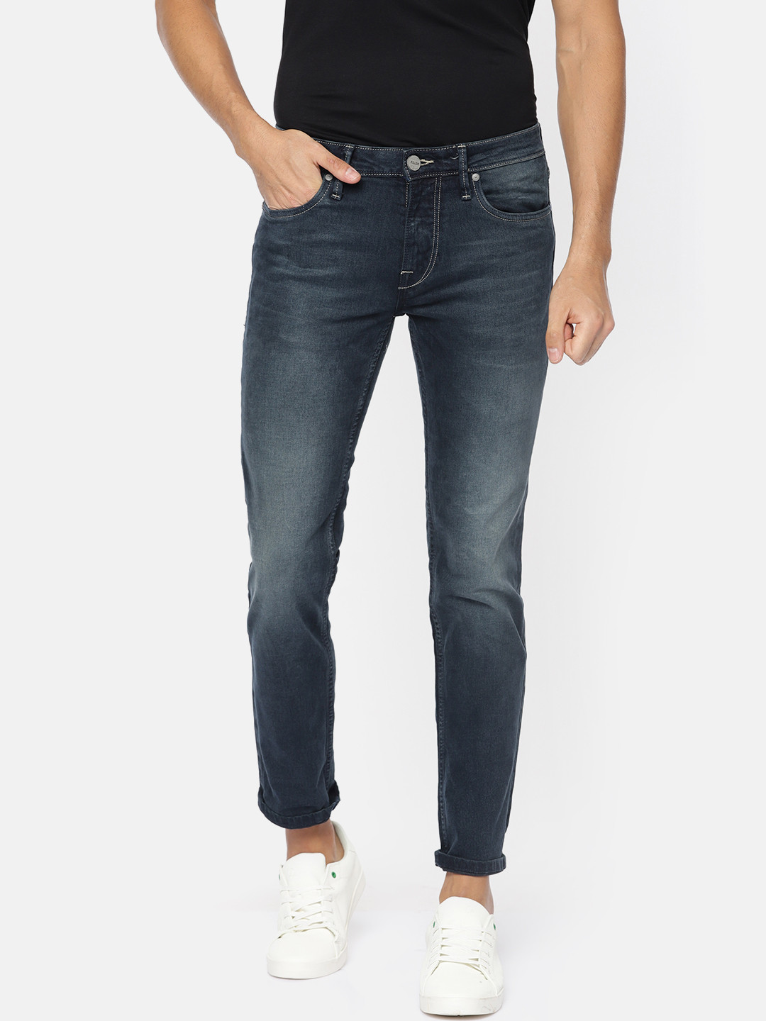 Buy Killer Men Blue Slank Slim Fit Mid Rise Clean Look Stretchable Jeans - Jeans for Men 7642698 